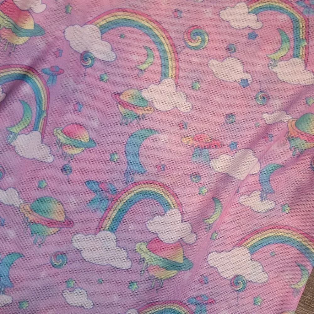 Dollskill Sugarthrillz Trippy mesh top - Picture 2 of 4